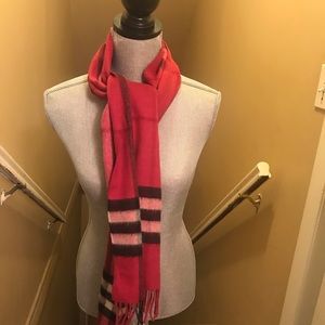 Burberry Icon Check Authentic Cashmere Scarf